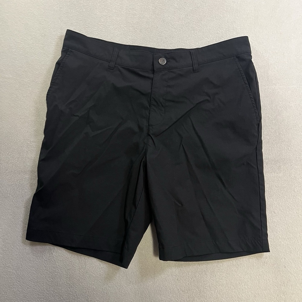 Adidas Stretch Ripstop Golf Shorts Men's Size 34x9 Black ADVR0918